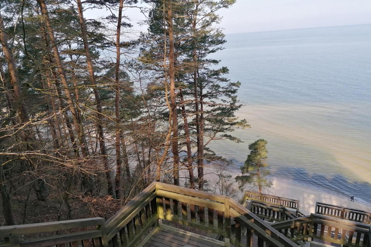 Strandidylle Apartment Mit Meerblick Und Kamin Miedzyzdroje Exterior foto