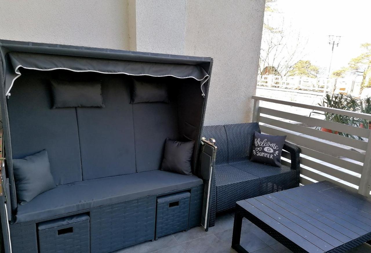 Strandidylle Apartment Mit Meerblick Und Kamin Miedzyzdroje Exterior foto