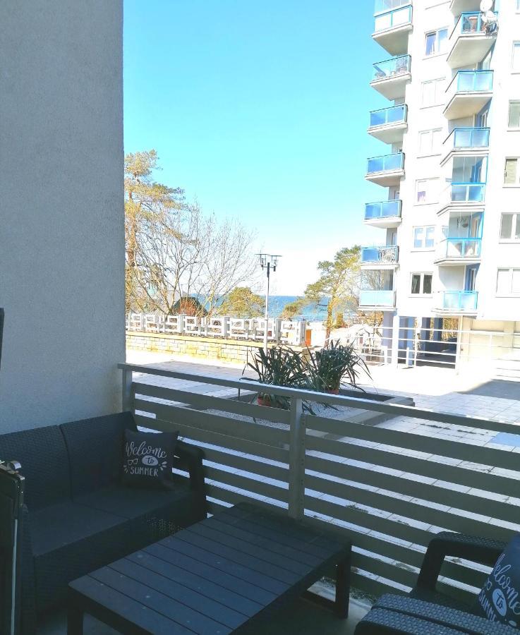 Strandidylle Apartment Mit Meerblick Und Kamin Miedzyzdroje Exterior foto