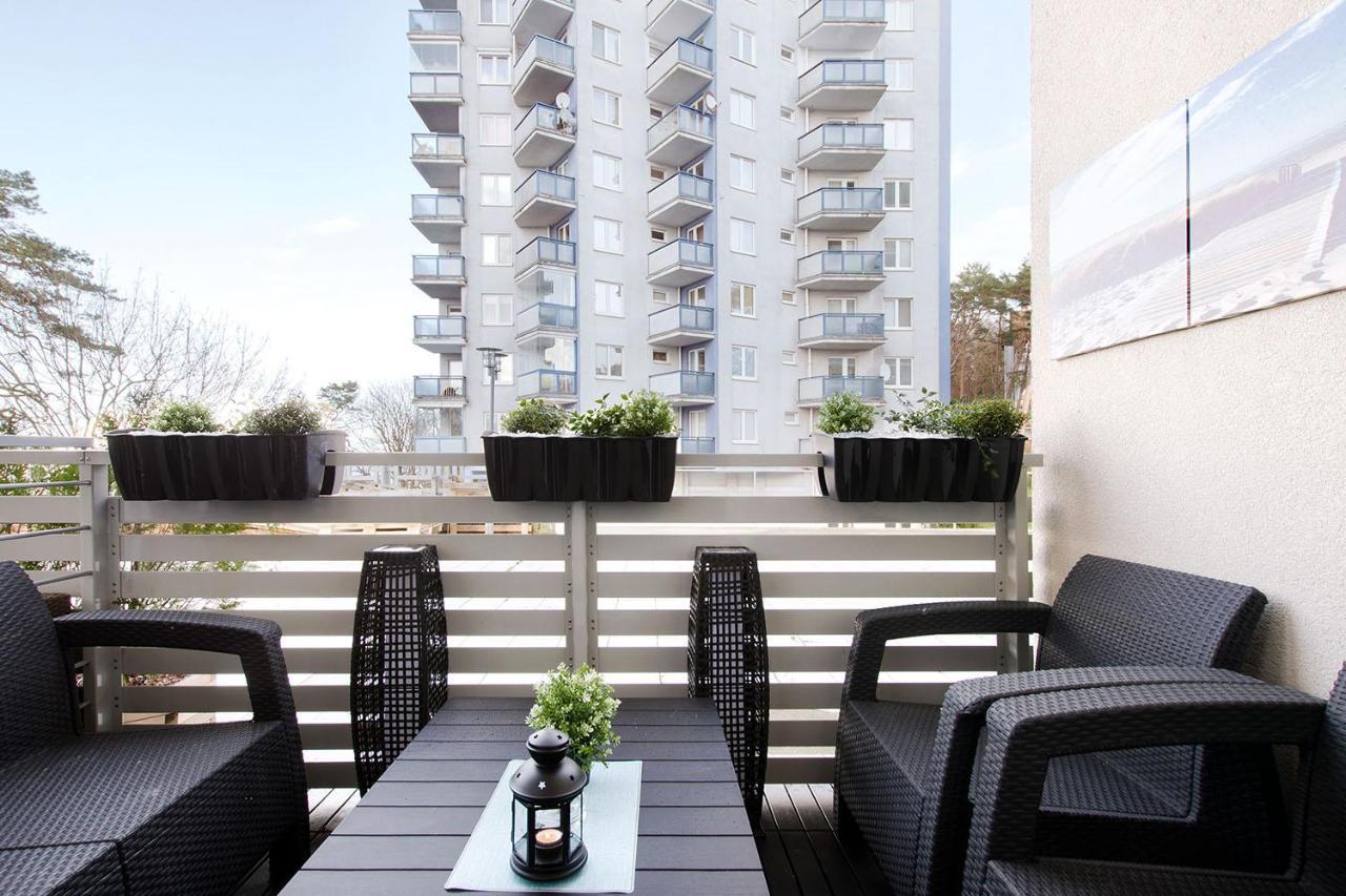 Strandidylle Apartment Mit Meerblick Und Kamin Miedzyzdroje Exterior foto
