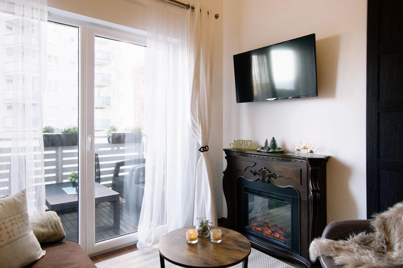 Strandidylle Apartment Mit Meerblick Und Kamin Miedzyzdroje Exterior foto