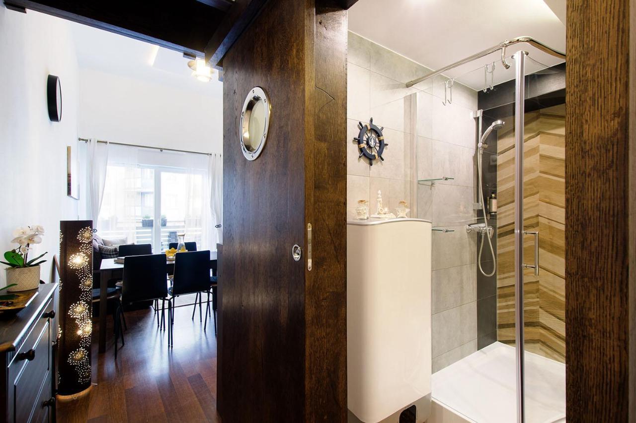 Strandidylle Apartment Mit Meerblick Und Kamin Miedzyzdroje Exterior foto