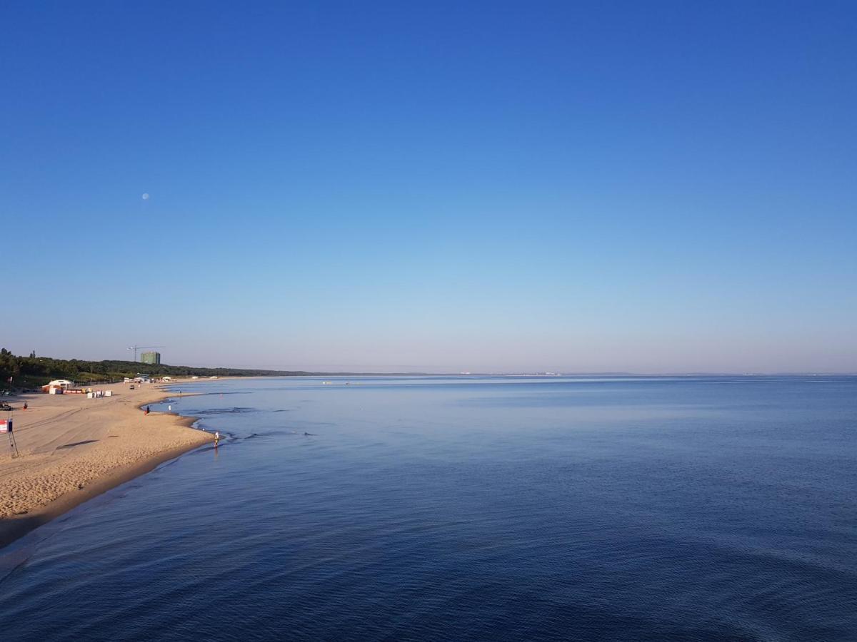 Strandidylle Apartment Mit Meerblick Und Kamin Miedzyzdroje Exterior foto
