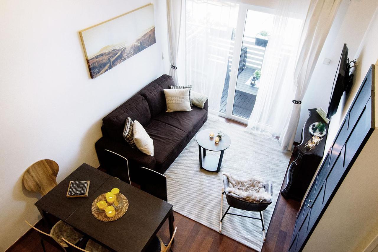 Strandidylle Apartment Mit Meerblick Und Kamin Miedzyzdroje Exterior foto